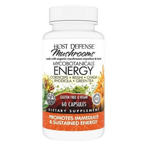 Host Defense, MycoBotanicals Energy Capsules, 60 Cap Host Defense