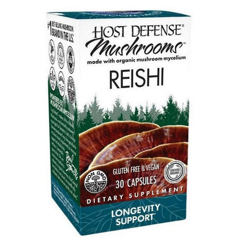 Host Defense, Reishi Capsules, 30 Cap Host Defense