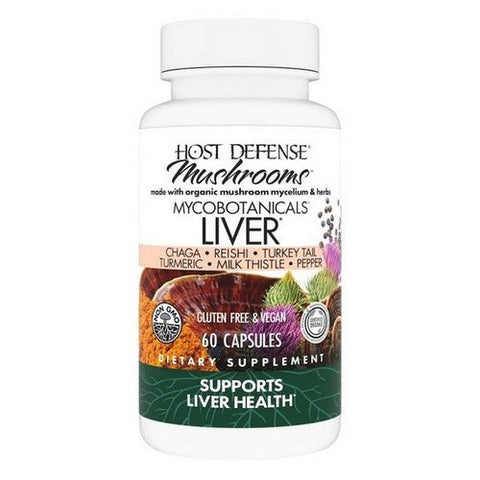 Host Defense, MycoBotanicals Liver Capsules, 60 Cap Host Defense