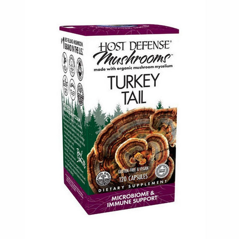 Host Defense, Turkey Tail Capsules, 120 Cap