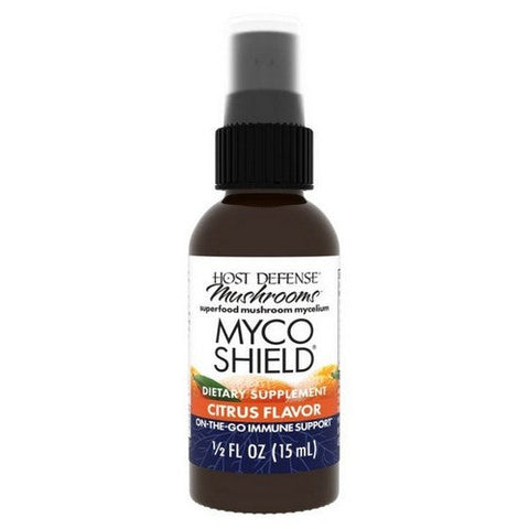 Host Defense, MycoShield Spray Citrus Flavor, 0.5 Oz Host Defense