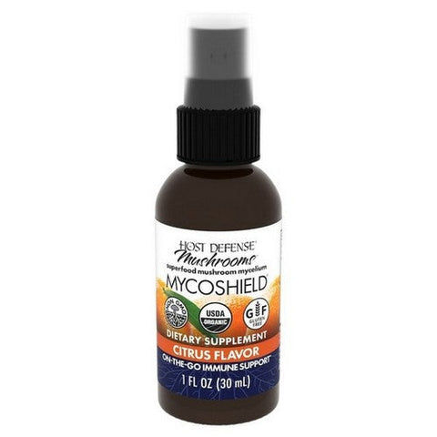 Host Defense, MycoShield Spray Citrus Flavor, 1 Fl Oz Host Defense