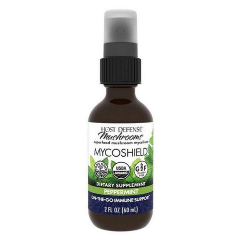 Host Defense, MycoShield Spray Peppermint, 2 Fl Oz Host Defense