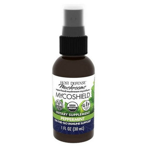 Host Defense, MycoShield Spray Peppermint, 1 Fl Oz Host Defense