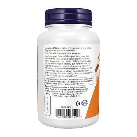 Now Foods, Saccharomyces Boulardi, 120 Veg Caps