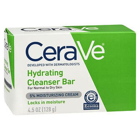 Cerave, Hydrating Cleanser Bar, 4.5 Oz