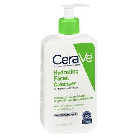 Cerave, Hydrating Facial Cleanser, 12 Oz
