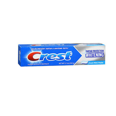Crest, Tartar Protection Toothpaste Whitening Cool Mint, 5.7 Oz