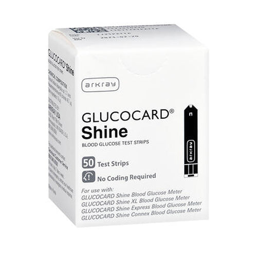 Glucocard, Glucorcard Shine Test Strips, 50 Each