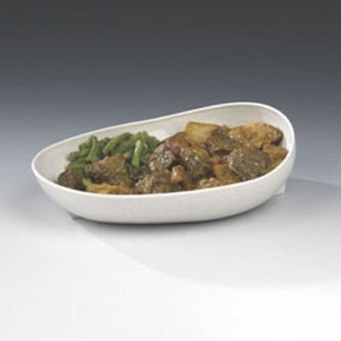 Maddak, Scoop Dish Skidtrol Sandstone Reusable 6 Inch Diameter, 1 Each