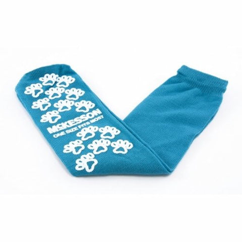 McKesson, Slipper Socks Unisex Adult One Size Fits Most Single Tread 40-1069, Count of 96