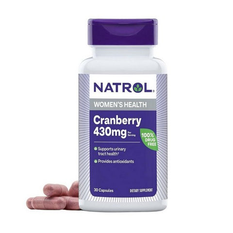 Natrol, Cranberry Women's Health, 430 Mg, 30 Caps