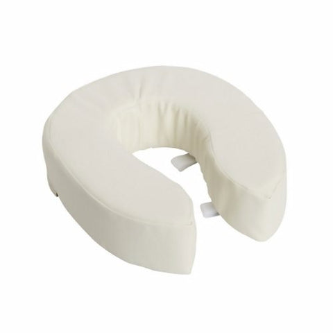 Mabis Healthcare, Toilet Seat Cushion DMI  2 Inch Height White Without Stated Weight Capacity, 1 Each
