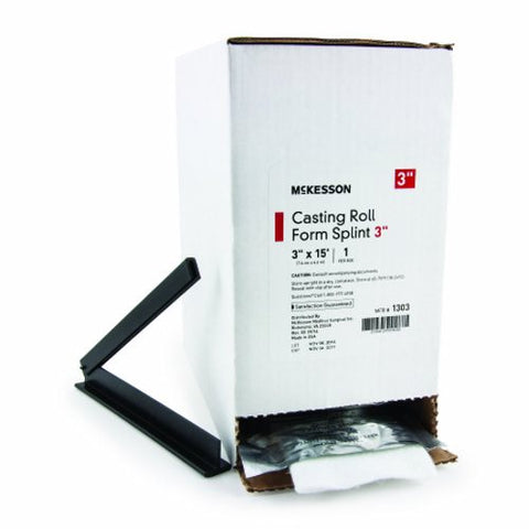 McKesson, Casting Roll Form Splints McKesson 3 Inch X 15 Foot Fiberglass White, Box Of 1