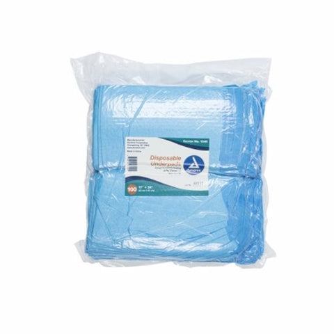 Dynarex, Disposable Underpad Fluff Light Absorbency 17 X 24 Inch, Count of 300