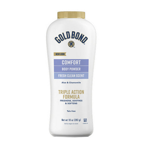 Gold Bond, Body Powder Gold Bond Ultimate  10 oz. Fresh Scent Shaker Bottle Corn Starch / Sodium Bicarbonate /, 10 Oz