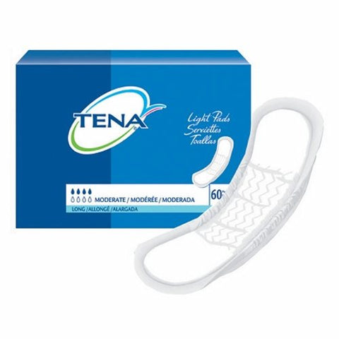 Tena, Bladder Control Pad 12 Inch Length Moderate Absorbency 41409, Count of 60