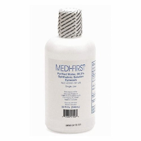 Medique, Eye Wash Solution Medi-First  32 oz. Squeeze Bottle, 32 Oz