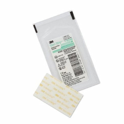 3M, Skin Closure Strip 1/4 X 1-1/2 Inch Nonwoven Material Reinforced Strip White R1542, Box Of 50