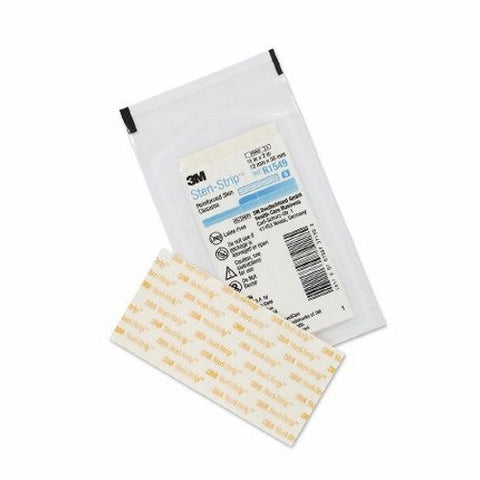 3M, Skin Closure Steri-Strip 1/2 X 2 Inch Nonwoven Material Reinforced Strip White, 1 Each