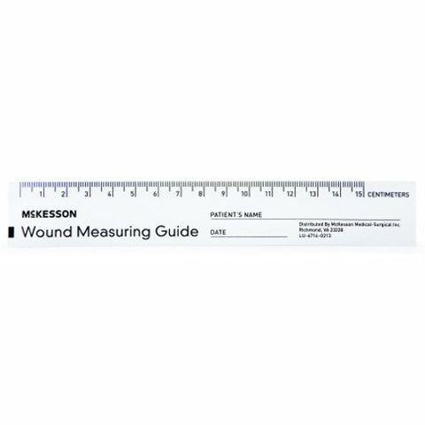 McKesson, Wound Measuring Guide McKesson 6 Inch Length Paper NonSterile, Count of 12