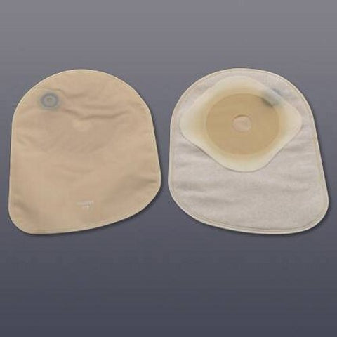 Hollister, Filtered Stoma Cap Contour I Beige Odor-Barrier Pouch with SoftFlex, Barrier Opening 1-15/16 Inch, C, Box Of 30
