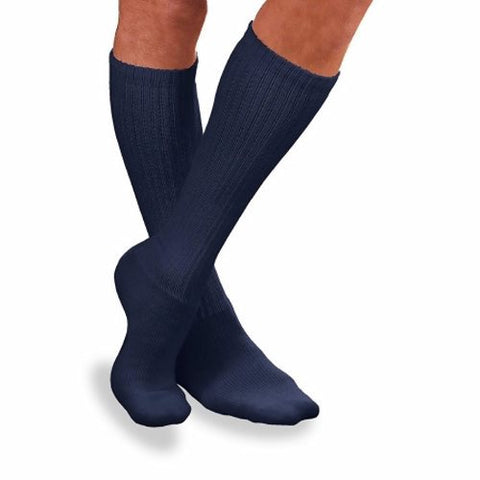 Jobst, Diabetic Compression Socks JOBST  Sensifoot Crew Large Navy Closed Toe, 1 Pair