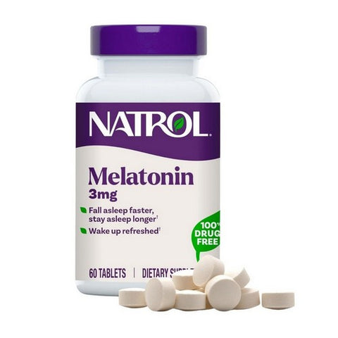 Natrol, Melatonin, 3 MG, 60 Tabs