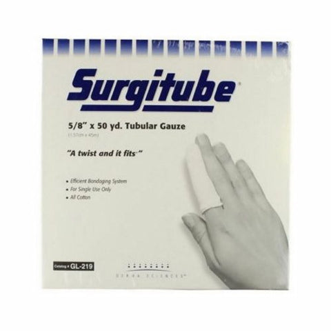 Surgitube, Tubular Retainer Dressing White Cotton Size 1 5/8 Inch X 50 Yard Small Finger, Count of 1