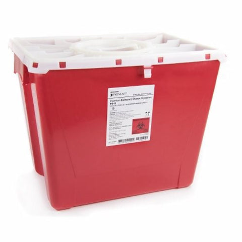 McKesson, Sharps Container McKesson Prevent  13-1/2 H X 17-3/10 W X 13 L Inch 8 Gallon Red, 8 Gallons