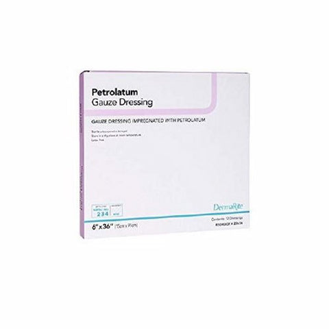 DermaRite, Impregnated Dressing 3 X 36 Inch Sterile, Box Of 12