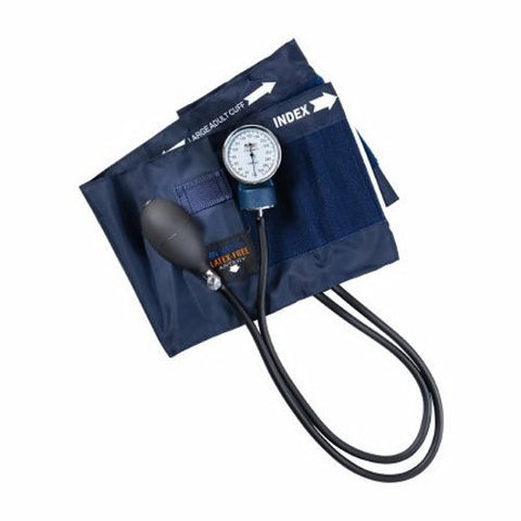 Mabis Healthcare, Aneroid Sphygmomanometer Unit Adult Cuff Nylon Cuff 28 - 42 cm 01-140-011, Count of 1