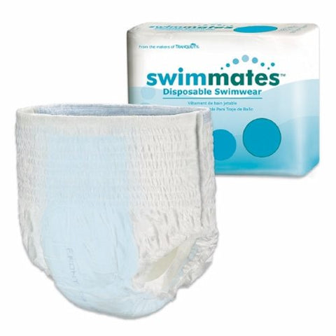 Swimmates, Bowel Containment Swim Brief Pull With Tear Away Seams Adult Large Unisex, Large, Count of 18