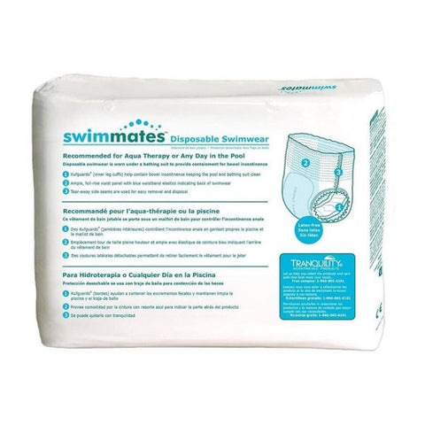 Swimmates, Bowel Containment Swim Brief Pull With Tear Away Seams Adult 2X-Large Unisex, 2X-Large, Count of 12