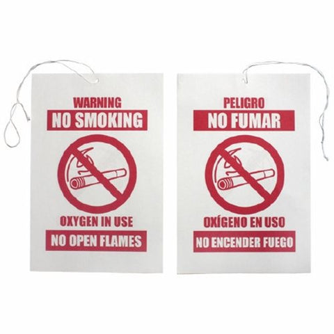 Sunset Healthcare, Caution Sign Sunset Warning No Smoking Oxygen in Use, Pack Of 50