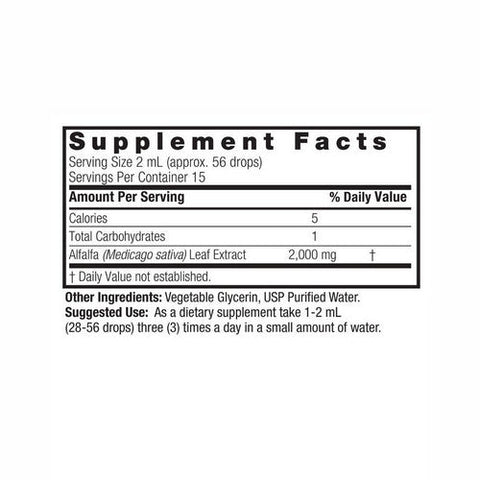 Nature's Answer, Alfalfa, 2000 Mg, 1 Oz Nature's Answer