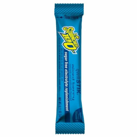 Sqwincher, Quik Stik Oral Electrolyte Solution Zero Mixed Berry Flavor, Pack Of 50
