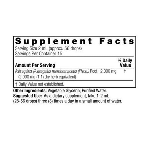 Nature's Answer, Astragalus Root Alcohol Free, 1 Oz Nature's Answer
