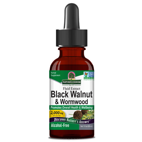 Nature's Answer, Black Walnut, Wormwood Alcohol Free, 1 Oz