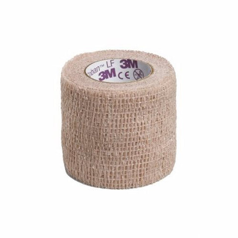 3M, Cohesive Bandage Coban LF 2 Inch X 5 Yard Self-Adherent Closure Tan NonSterile Standard Compression, Count of 1