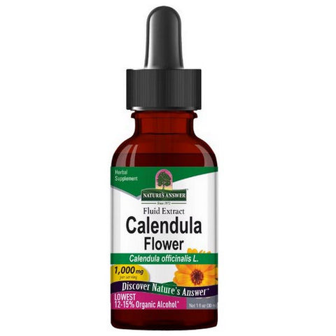 Nature's Answer, Calendula Flowers Extract, ORGANIC, 1 OZ