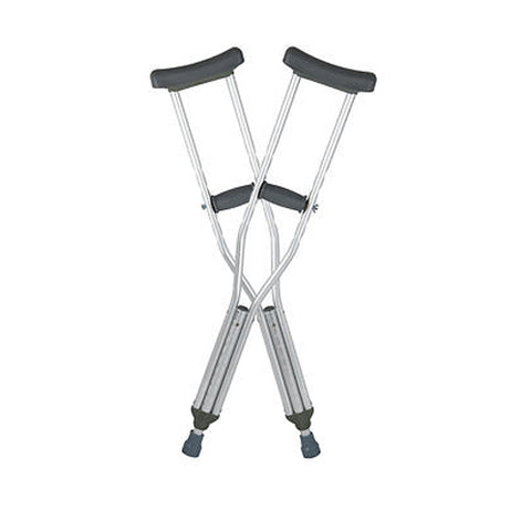 McKesson, Underarm Crutches 350 lbs. Weight Capacity, 1 Pair