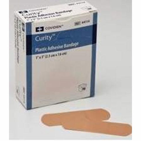 Cardinal, Adhesive Strip 1 X 3 Inch Plastic Rectangle Tan Sterile 44115, Case Of 24