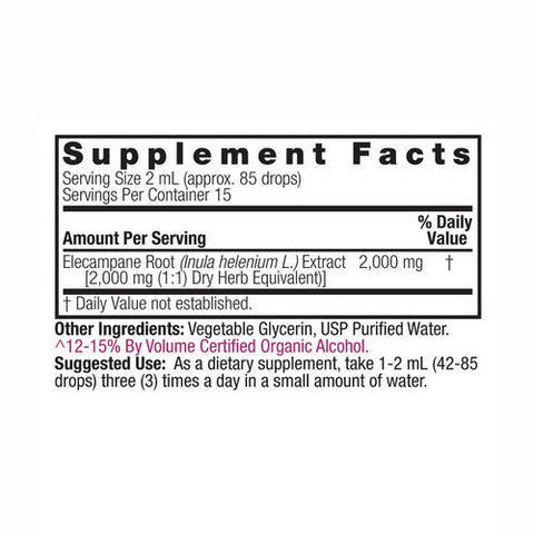 Nature's Answer, Elecampane Root Low Alcohol, 2000 Mg, 1 Oz Nature's Answer