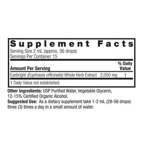 Nature's Answer, Eyebright Herb Low Alcohol, 2000 Mg, 1 Oz Nature's Answer