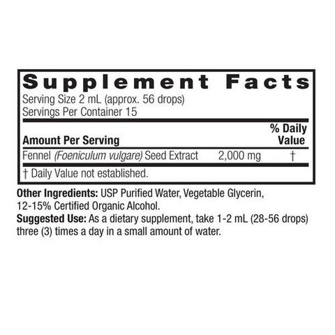 Nature's Answer, Fennel Seed Low Alcohol, 2000 Mg, 1 Oz Nature's Answer