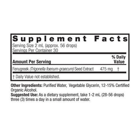 Nature's Answer, Fenugreek Extract Seed Low Alcohol, 2000 Mg, 2 Oz Nature's Answer