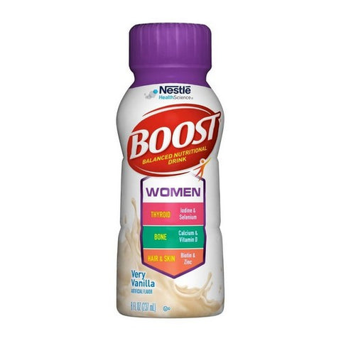 Nestle Healthcare Nutrition, Boost Balanced Nutritional Drink for Women, 8 Oz