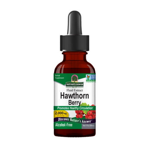 Nature's Answer, Hawthorn Berry Fluid Extract Alcohol-Free, 2000 Mg, 1 Oz