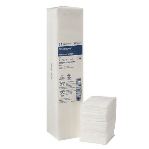 Cardinal, Nonwoven Sponge 2 X 2 Inch 4-Ply NonSterile 441400, Count of 200